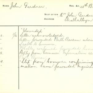 Soldier packet page