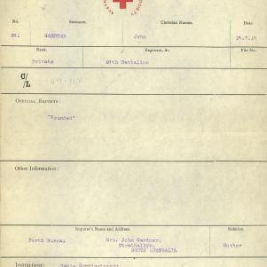 Soldier packet page