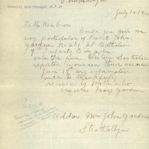 Soldier packet page
