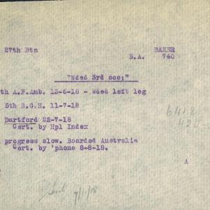 Soldier packet page