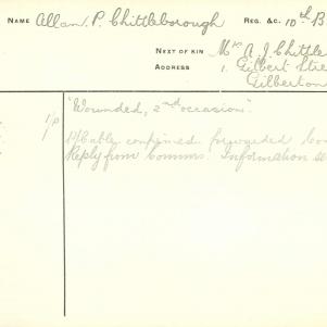 Soldier packet page