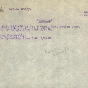 Soldier packet page