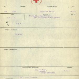 Soldier packet page
