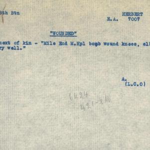 Soldier packet page