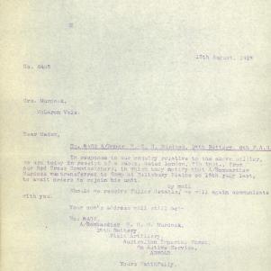 Soldier packet page