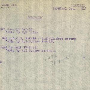 Soldier packet page