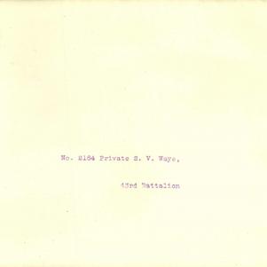 Soldier packet page