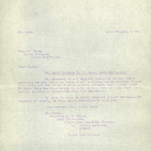 Soldier packet page