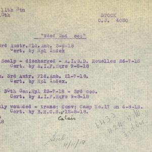 Soldier packet page