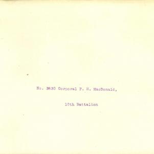 Soldier packet page