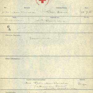 Soldier packet page