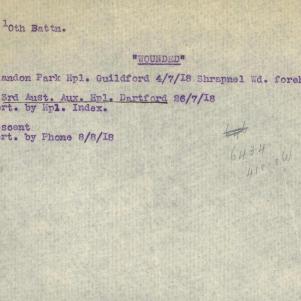 Soldier packet page