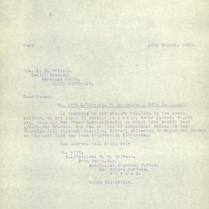 Soldier packet page