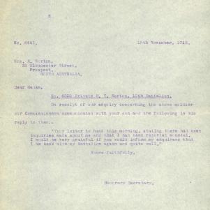 Soldier packet page
