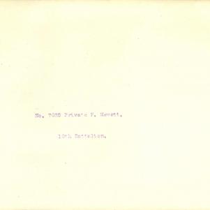 Soldier packet page