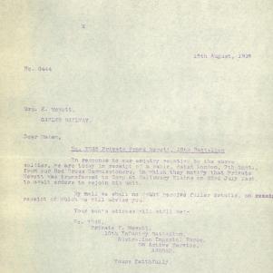 Soldier packet page