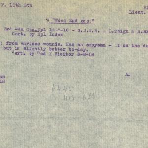Soldier packet page