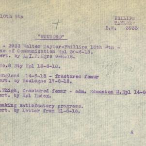 Soldier packet page
