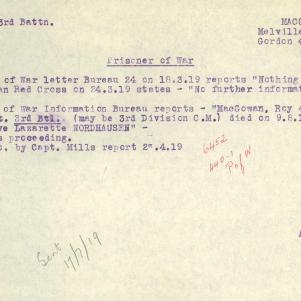 Soldier packet page