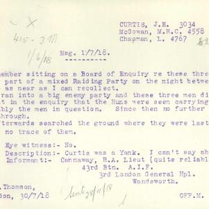 Soldier packet page