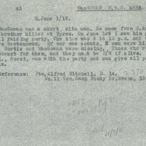 Soldier packet page