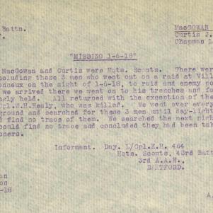 Soldier packet page