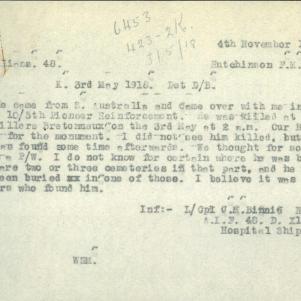 Soldier packet page