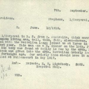 Soldier packet page
