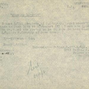 Soldier packet page