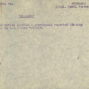Soldier packet page