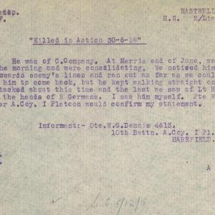 Soldier packet page