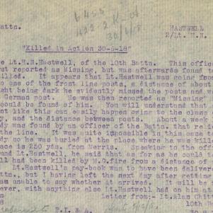 Soldier packet page