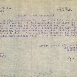 Soldier packet page