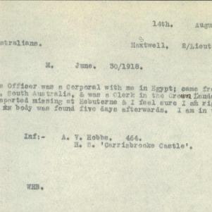 Soldier packet page