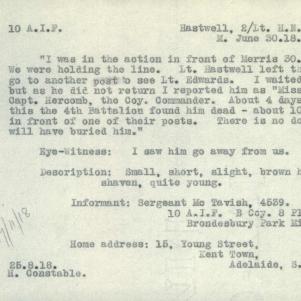 Soldier packet page