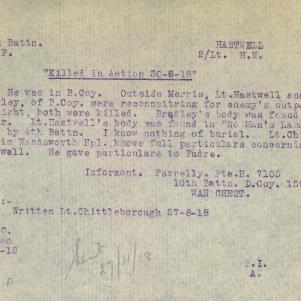 Soldier packet page