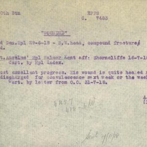 Soldier packet page