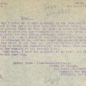 Soldier packet page