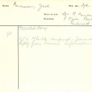 Soldier packet page