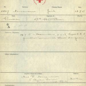 Soldier packet page
