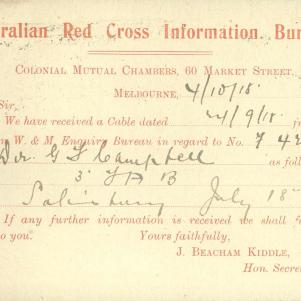 Soldier packet page