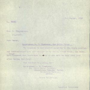 Soldier packet page