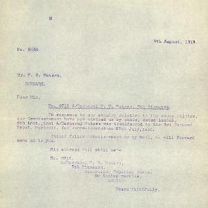 Soldier packet page