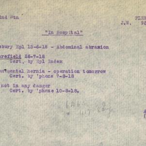 Soldier packet page