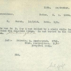Soldier packet page