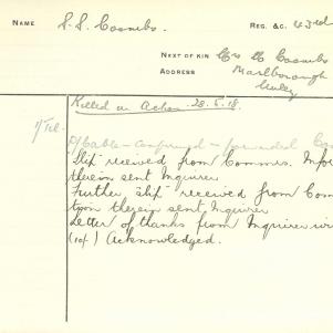 Soldier packet page
