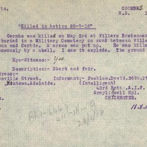 Soldier packet page