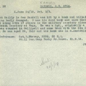 Soldier packet page