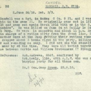 Soldier packet page