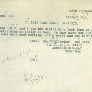 Soldier packet page